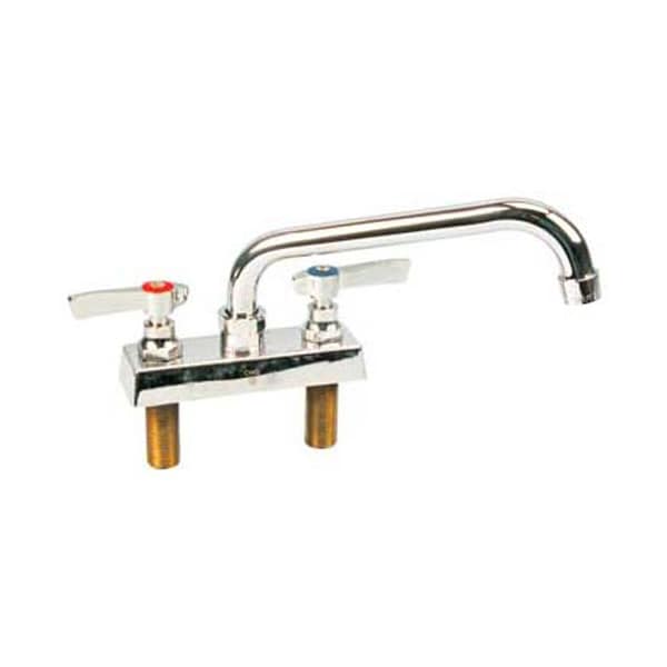 Faucet, 4"Deck , 8"Spt, Leadfree